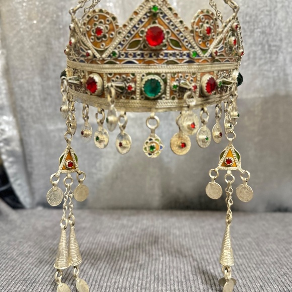 TAOUNZA Touareg Coiffe berbère, Bijoux Femmes Berbères, from Marocains Tiznit - Picture 13 of 16